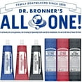 thumbnail image 6 of Dr. Bronners - All-One Toothpaste Peppermint, 1 Ounce, 3-Pack - 70% Organic Ingredients, Natural and Effective, Fluoride-Free, SLS-Free, Helps Freshen Breath, Reduce Plaque, Whiten Teeth, Vegan, 6 of 7