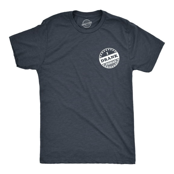 Mens I Drank Today T Shirt Funny I Voted Sticker Beer Wine Graphic Novelty Tee Graphic Tees