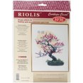 thumbnail image 1 of Riolis Counted Cross Stitch Kit 13.75"X17.75"-Bonsai Sakura Wish Well Being (14 Count), 1 of 2