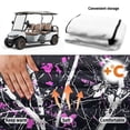 thumbnail image 6 of XYZCANDO Pink Camo Universal Golf Cart Seat Cover - Terry Cloth Towel With 4 Storage Pockets, Non-slip Washable Golf Cart Accessory, 6 of 8