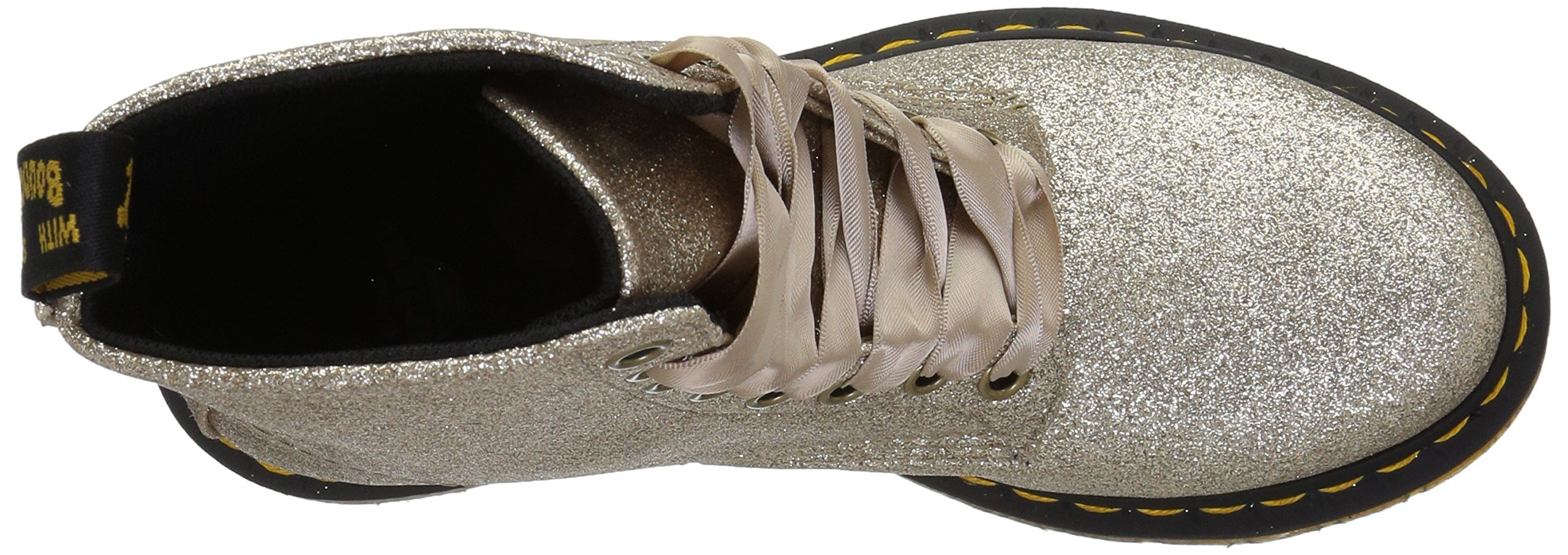 Dr. Martens 1460 Pascal Glitter Boots Palegold Walmart
