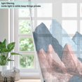 thumbnail image 4 of Yayeee Window Curtains Set of 2 for Living Room Light Filtering 63"x42", Art Mountain and Sun Pattern, 4 of 7