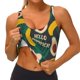 thumbnail image 3 of Fotbe Banana And Avocado Sujetador Deportivo Largo sin Aros para Mujer con Almohadillas y Soporte Medio, Transpirable y Absorbente, Camiseta Tipo Chaleco o Tank Top-Medium, 3 of 8