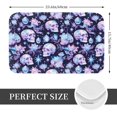 thumbnail image 2 of Sikiie Skull crystal flower Print Flannel Anti-slip Floor Mat 16x24in, Thickened Dustproof Entrance Door Mat Floor Mat for Kitchen, Bathroom, Laundry Room, 2 of 7