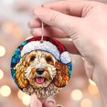 thumbnail image 4 of Poodle Stained Glass Ornaments, Poodle Ornament,Poodle Christmas Tree Ornament, Poodle Xmas Decorations IPU2CT, 4 of 5