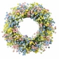 thumbnail image 2 of Nkmbld Wreaths for Front Door, Artificial Flower Spring Colorful Floral Door Wreath for Indoor Outdoor Farmhouse Porch Wall Window Festival Wedding Decor, 2 of 8