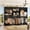 Black, variant on Homieasy 72'' Modular Closet System with 4 Hanging Rods and Adjustable Shelves for Walk-in Closet, Bedroom, White