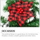 thumbnail image 2 of Cateissary Navidad tela de flores artificiales Festival de vacaciones de árbol de Navidad decoración colgante Año Nuevo adorno de Kits de decoración para fiestas Rojo, 2 of 6