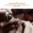 thumbnail image 2 of SHISUYAN 20Pcs Diamond Burr Bits Practical Engraving Tools Polishing Rotary Tools, 2 of 9