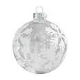 thumbnail image 3 of Chmadoxn Christmas Ball Ornaments, Glass Transparent Christmas Globle Studded Sequin Decorative Globle Hanging Globle Christmas Tree Pendant Christmas Decoration Hanging Ornament, 3 of 3