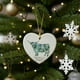 thumbnail image 3 of Adornos navideños, adornos navideños, regalos navideños, colgantes de decoración navideña, adornos de corazón, adornos navideños, artículos decorativos, 3 of 5