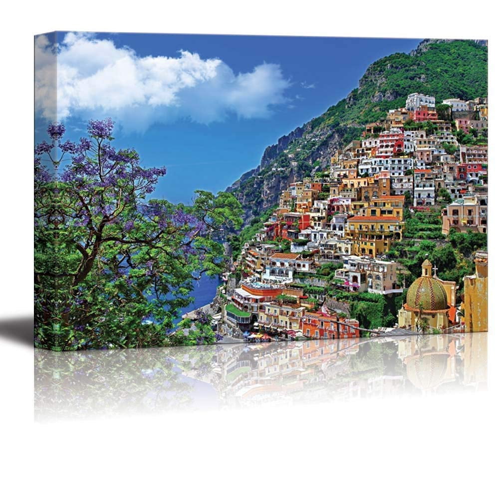 Wall26 Canvas Prints Wall Art - Travel in Italy Series - Positano ...