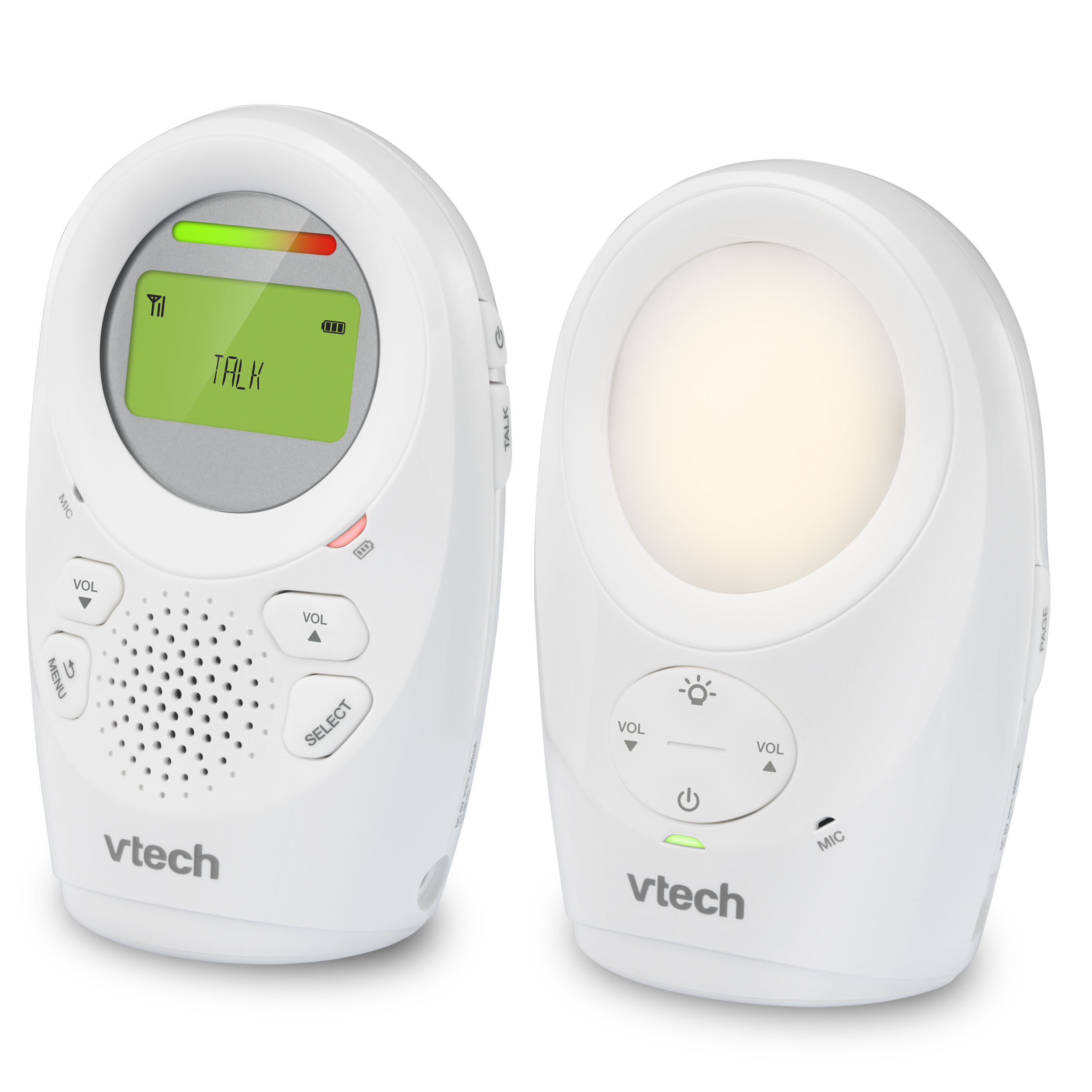 Vtech DM1211 Digital Audio Baby Monitor w/Enhanced Range 1 Parent Unit - image 2 of 11