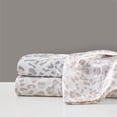 thumbnail image 4 of Madison Park Essentials Printed Satin 81x96" Modern Fabric Sheet Set in Brown, 4 of 16