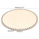 thumbnail image 2 of 2X Fondo de Cesta de Madera Natural de 30 cm con Orificio, Base Circular de Madera en Blanco para DIY Bolsa de Ganchillo de Tejer Modelador de Fondo, 2 of 5