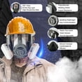 thumbnail image 6 of WAKYFLX Full Face Gas Mask, Gas Masks Survival Nuclear and Chemical with 40mm Activated Carbon Filter and 6001 Filter, Reusable Respirator Mask for Gases, Vapors, Dust, Chemicals（1pcs）, 6 of 6