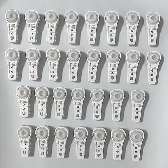 Brown Slim Ball Bearing Carriers for Ceiling Track and Traverse Rod, Track Sliders per Pack