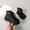 Black, variant on Cethrio Toddler Boys Ankle Boots, Outdoor School Non-Slip Soft Sole Lace-up Boots Black Size 7 (Toddler)