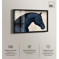 thumbnail image 2 of Blue Horse II Shadowbox Print Maximalist Wall Decor by Art Remedy, Black Frame, 36 x 24, 2 of 7