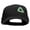 Black, variant on Int'l Recycling Symbol Ecology Patched Low Profile Cap - Black OSFM