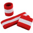 thumbnail image 3 of Striped Terry Cloth Wristbands - Pack of 3, 3 of 5