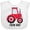 AA-White, variant on Inktastic Farming Red Tractor Farm Baby Boys or Girls Baby Bib