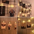 thumbnail image 3 of Kiplyki 10Lights1.5Meters Transparent Photo Clip Bedroom Decoration String Lights, 3 of 3
