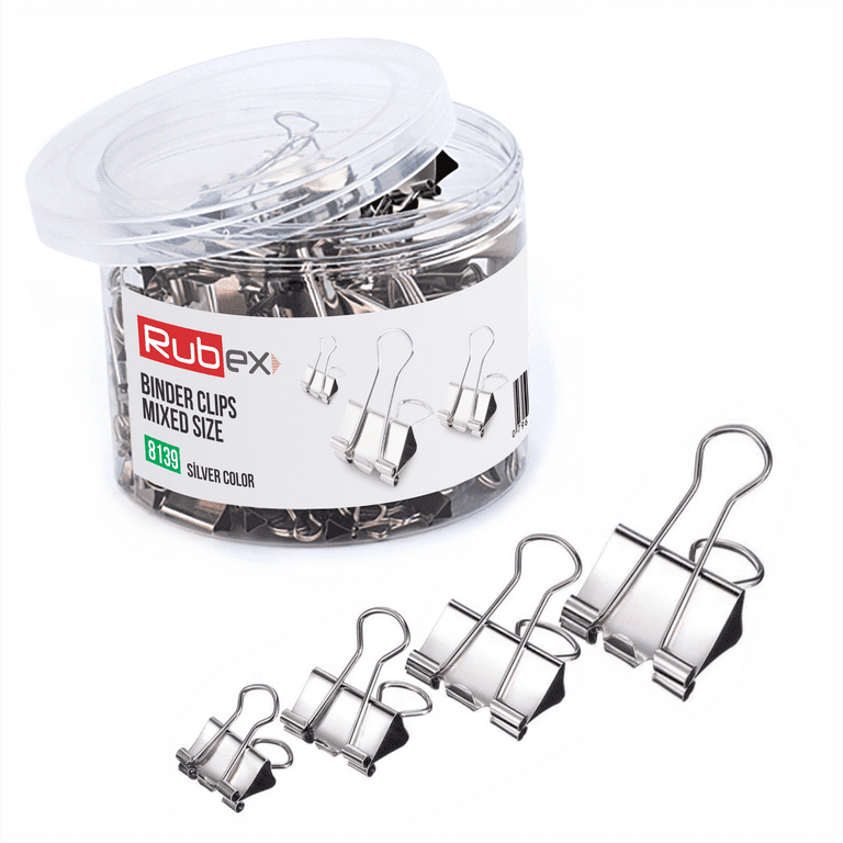 Extra Large Binder Clips1.25inch Jumbo Binder Clips 20 Pack Big Metal Paper Clamps, Silver