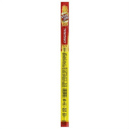 Slim Jim Original Smoked Snack Stick, 0.97 oz (Pack of 24)