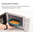 thumbnail image 6 of 28oz Stainless Steel Leakproof 2-Compartment Bento Lunch Box/Portion Control Food Container with Lunch Bag and Cutlery Set, BPA Free -Blue, 6 of 8