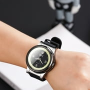 COFEST Electronic Rechargeable Lighter Watch, Type-C Rechargeable Lighter Outdoor Windproof Tungsten Lighter Watch Black