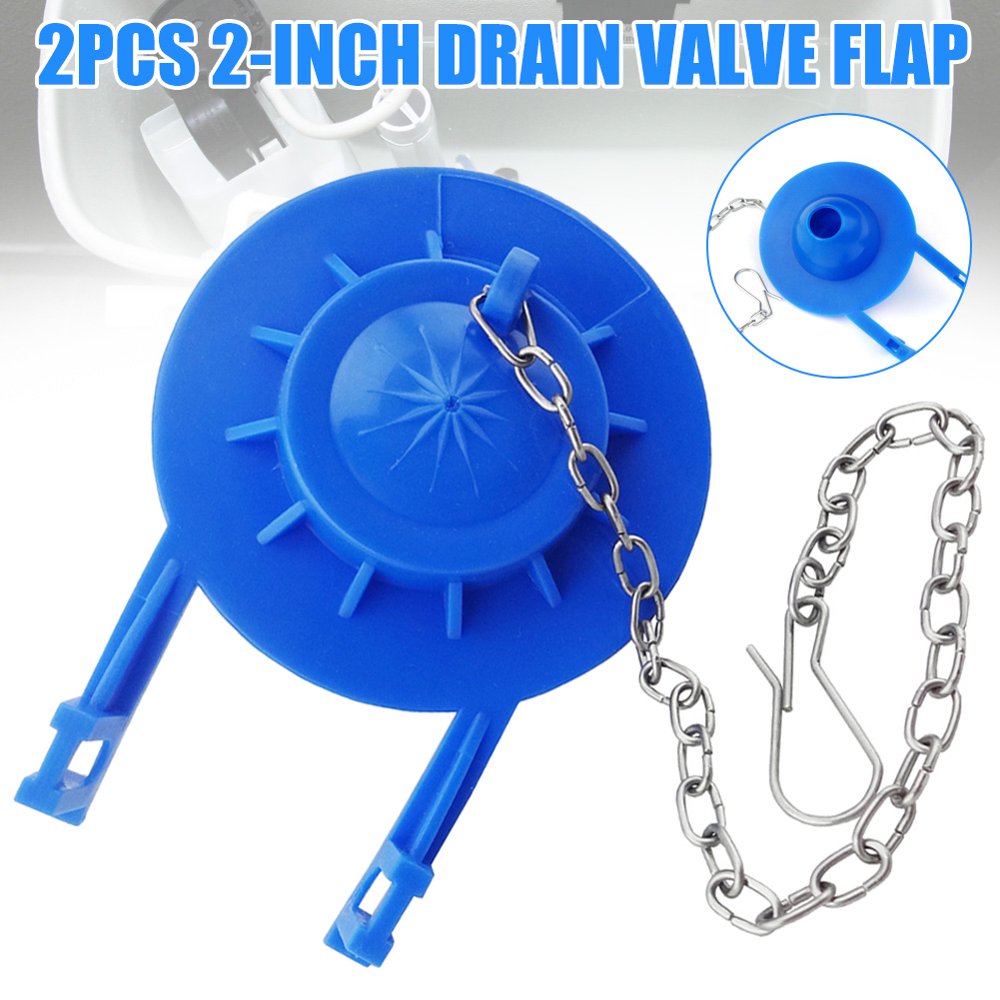 Valink 2Pcs Flush Valves Cover Rubber Drain Valve Toilet Seal Water