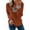Orange, variant on Women's Oversized Sweatshirts Long Sleeve Stand Collar Pullover 2025 Fall Trendy Clothes