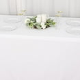 thumbnail image 5 of BalsaCircle 90x132 in White Premium Scuba Polyester Rectangle Tablecloth Party Events Decorations, 5 of 8