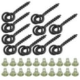 thumbnail image 1 of 10 Pcs Threaded Bait Screws 20Pcs Oval Rings Carp Rig  Stops, Screw Fishing Accessories Kit, 1 of 8