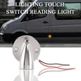 thumbnail image 5 of RV LED Spot Reading Lamps, 12V Interior Spotlight Contact Switch with USB Interface for Caravan, Boat, Motorhome Warm, 5 of 8