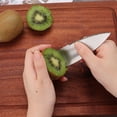 thumbnail image 4 of Cuchillo de fruta artesanal Toystoory Acero inoxidable Doble a prueba de rayones Plata, 4 of 6