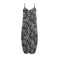 thumbnail image 5 of Lenago Robes d'Été Grande Taille pour Femmes Mode Été Sexy Bretelles Taille Mi-Haute Col en V Sans Manches Imprimé Slim Fête Plage Longue Robe Été Plage en Solde, 5 of 5