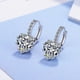 thumbnail image 1 of Pendientes de moda coreana para mujer, pendientes de circonita en forma de corazón, pendientes sencillos de temperamento de moda, 1 of 4
