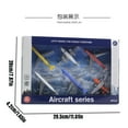 thumbnail image 2 of Toy Airplane 6 Pack Mini Diecast Aircraft, Playset Includes Glider and Airlines Planes for Birthday Party Favor Toys for Kids Boys and Girls, 2 of 8
