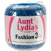 Aunt Lydia's Fashion Crochet Thread Size 3-Blue Hawaii