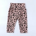 thumbnail image 3 of Esaierr Newborn Girls Boys Pajamas High-Waisted Warm Long-Sleeved Top and Trousers Two-Piece Leopard Print Home Clothes 2-6Y, 3 of 5