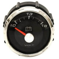 Faria Boat Volt Gauge VBC615A | 2 Inch Silver / Black