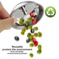 thumbnail image 6 of Universal Flat-Head Sink Stopper & Vegetable Basin Filter – 2-in-1 Kitchen Sink Plug with Fine Mesh Screen, Anti-Clog Drain Strainer for Bathroom & Laundry, Stainless-Steel Rim, Dishwasher Safe, 6 of 9