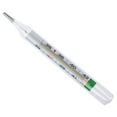 thumbnail image 1 of Mercury-Free Dual Scale Classic Traditional Glass Accuracy Thermometer For Home, 1 of 3