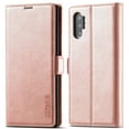 thumbnail image 2 of Compatible with Samsung Galaxy Note 10 Plus Wallet Case, PU Leather Flip Folio Case with Card Holders RFID Blocking Kickstand [Shockproof TPU Inner Shell] Phone Cover, rosegold, 2 of 11