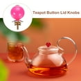 thumbnail image 5 of Uxcell Plastic Zinc Alloy Copper Teapot Button Lid Knobs Tea Kettle Cover Handle Knobs for Teapot Tea kettle Pink, 5 of 6