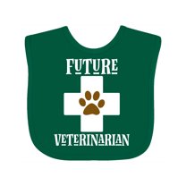 Inktastic Vet Future Veterinarian Childs Boys or Girls Baby Bib