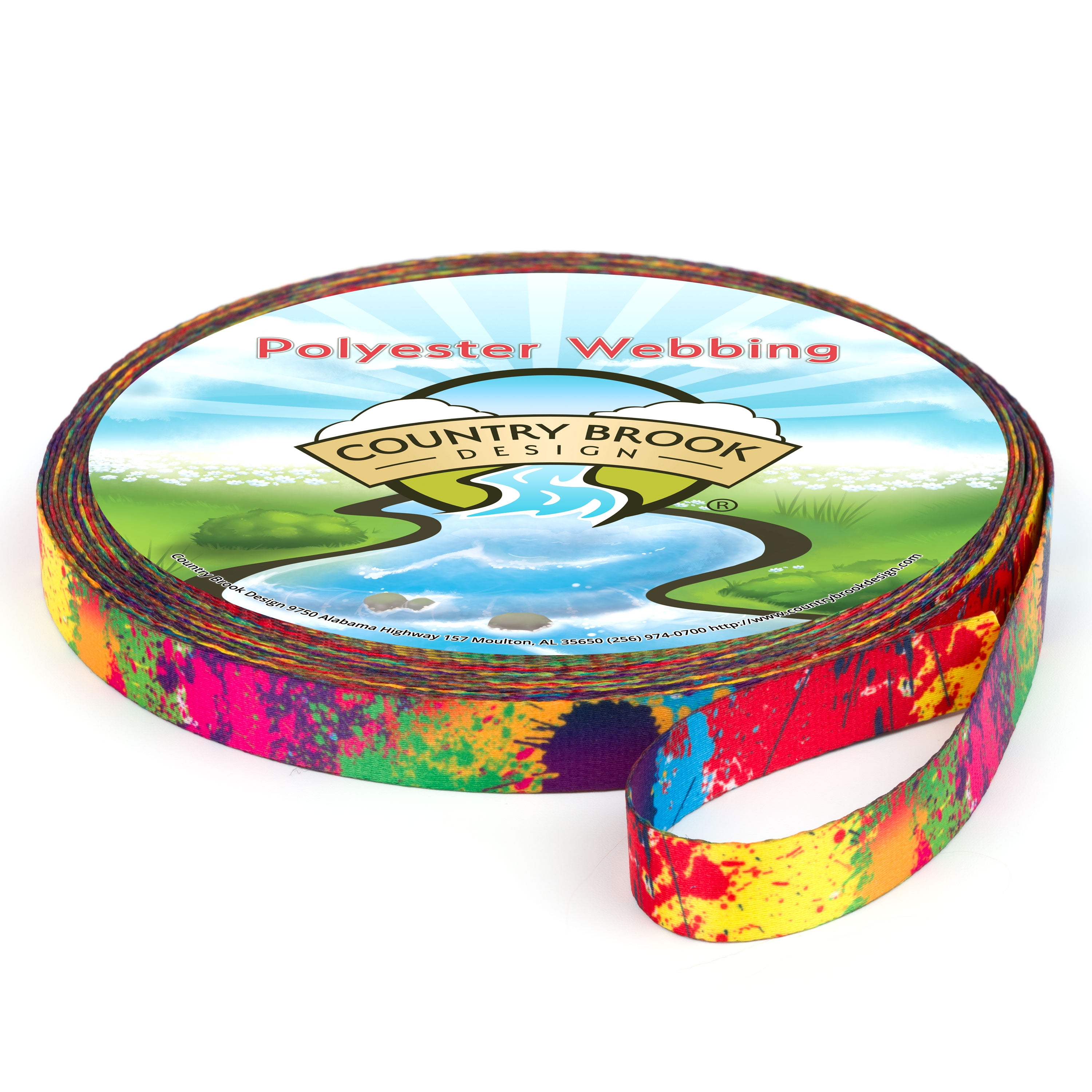 Country Brook Design® Paint Splatter Lite Tape (1/2 Inch, 50 Yards)