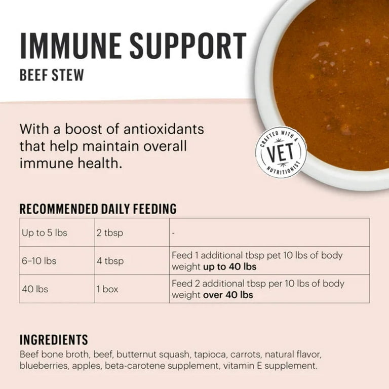 Honest Kitchen Pour Over Immunity Beef 5.5oz Honest Kitchen Pour Over Immunity Beef 5.5oz